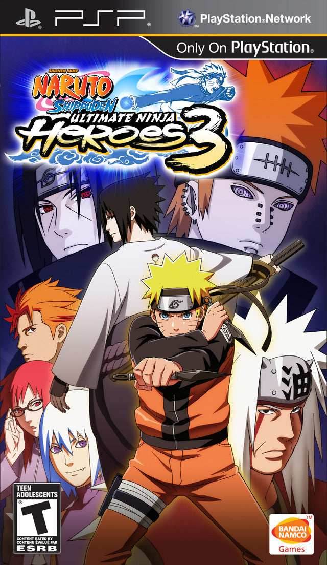 Naruto Shippuden: Ultimate Ninja Heroes 3 (PSP) - Game Manual Only