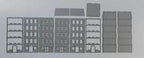 15mm European City Corner Building (Matboard) - 15MCSS115 - 