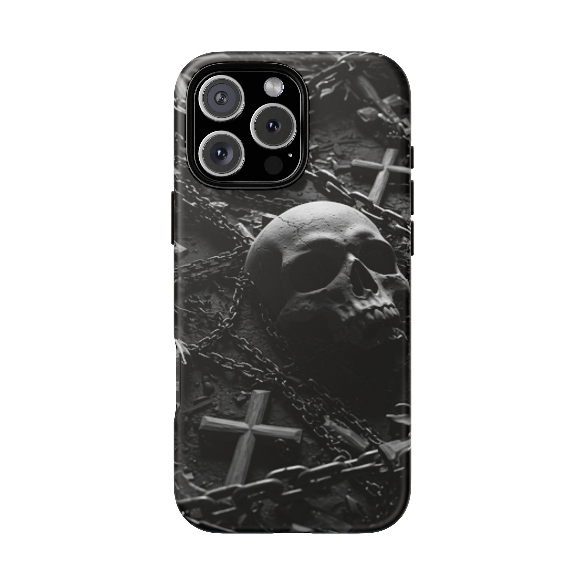 Gothic Skull Tough Phone Case
