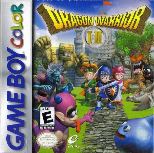 Dragon Warrior I and II (Gameboy Color) - Game Manual Only