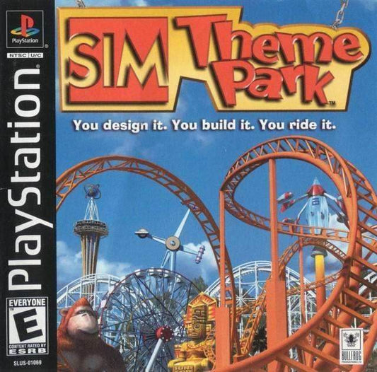Sim Theme Park (Playstation) - Game Manual Only