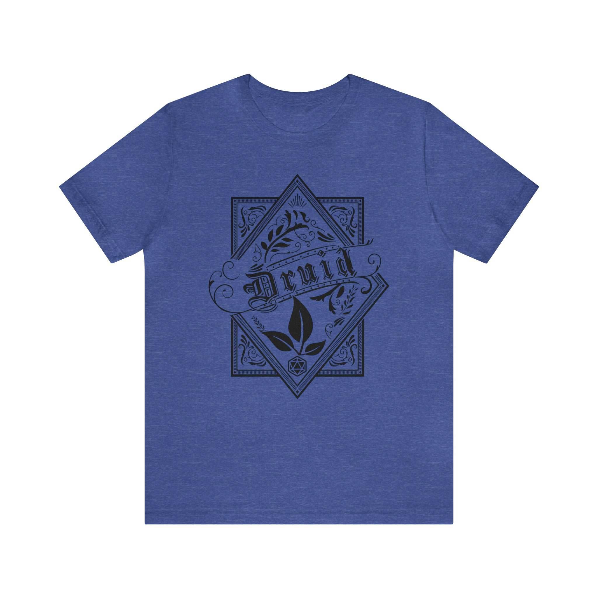 Druid Class Shirt - Heather True Royal / S