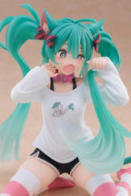 Hatsune Miku Desktop Cute Figure (Cat Ear T-Shirt Ver.) Reissue