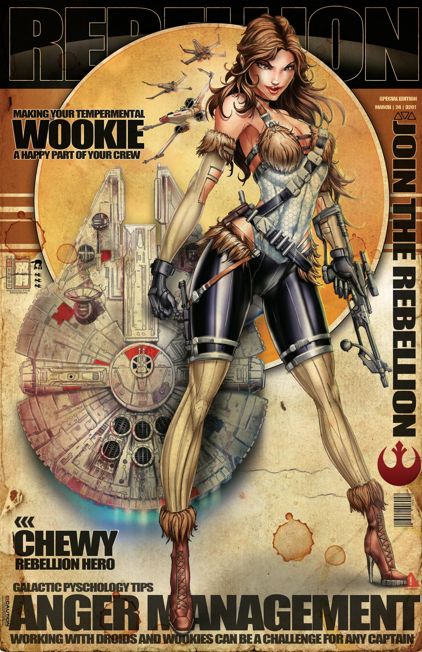Retro Chewie Print