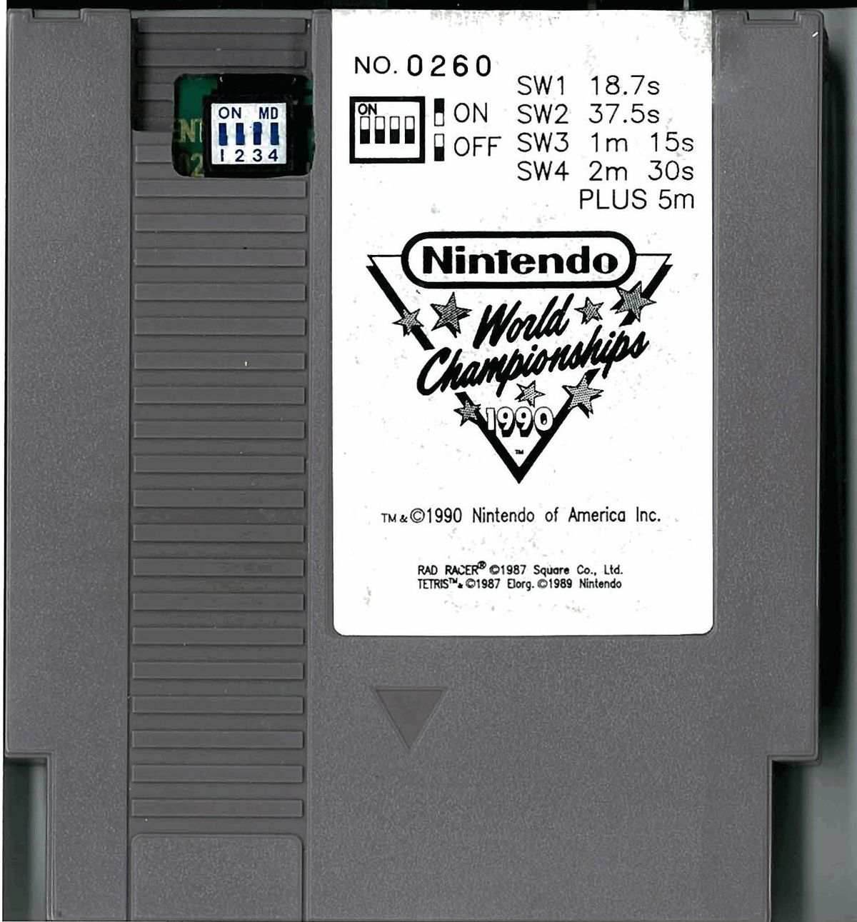 Nintendo World Championship 1990 (Nintendo NES) - Game Manual Only
