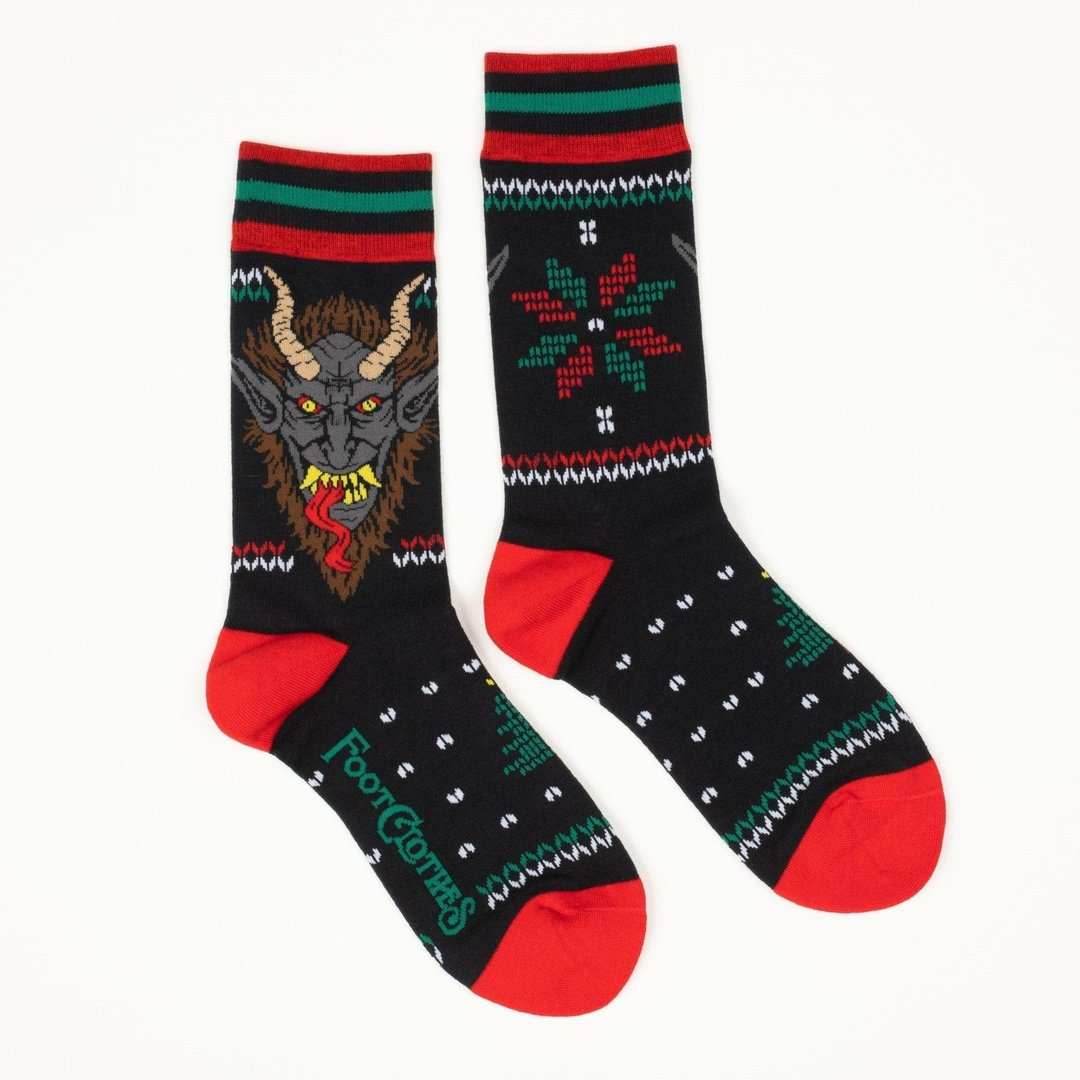 Krampus Sweater Crew Socks - 
