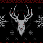 Beelzebuck Ugly Xmas Sweater Crew Socks - 