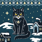 Yule Cat Crew Socks