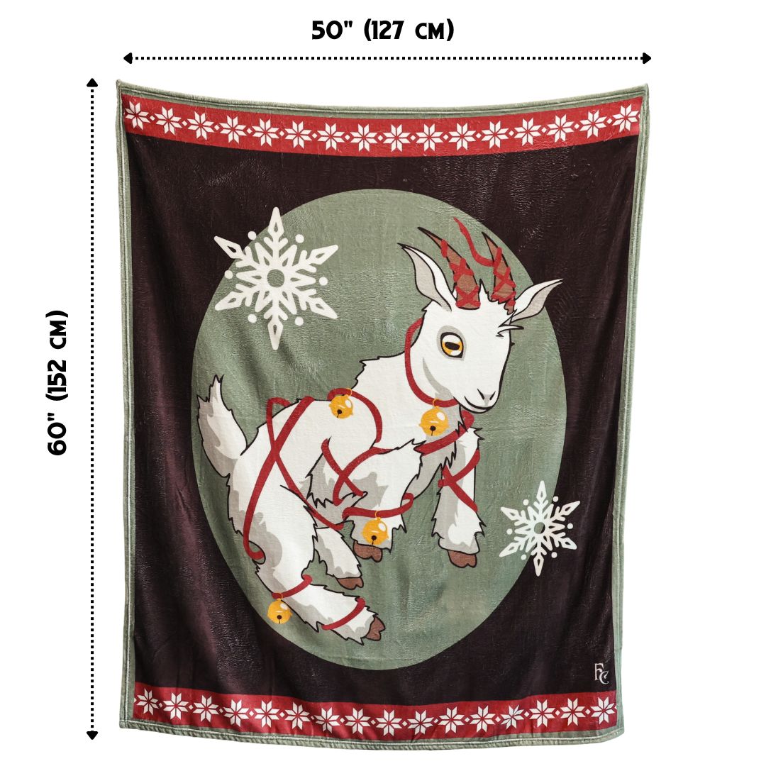 LIMITED Yule Goat Plush Blanket