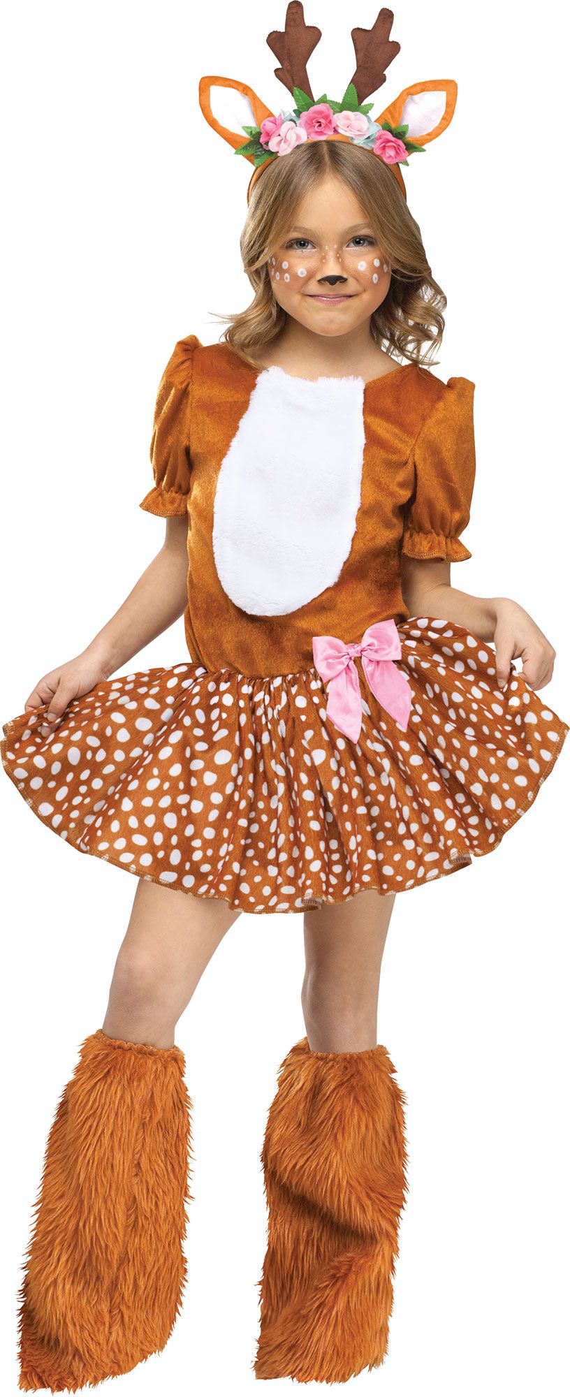 Girls Oh Deer Child Costume Cute Animal