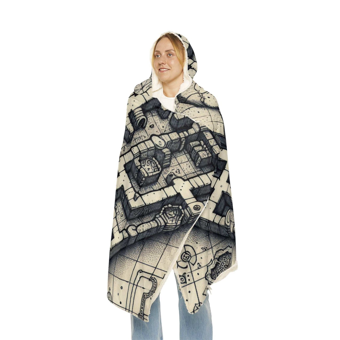 Dungeon map Snuggle Blanket - 