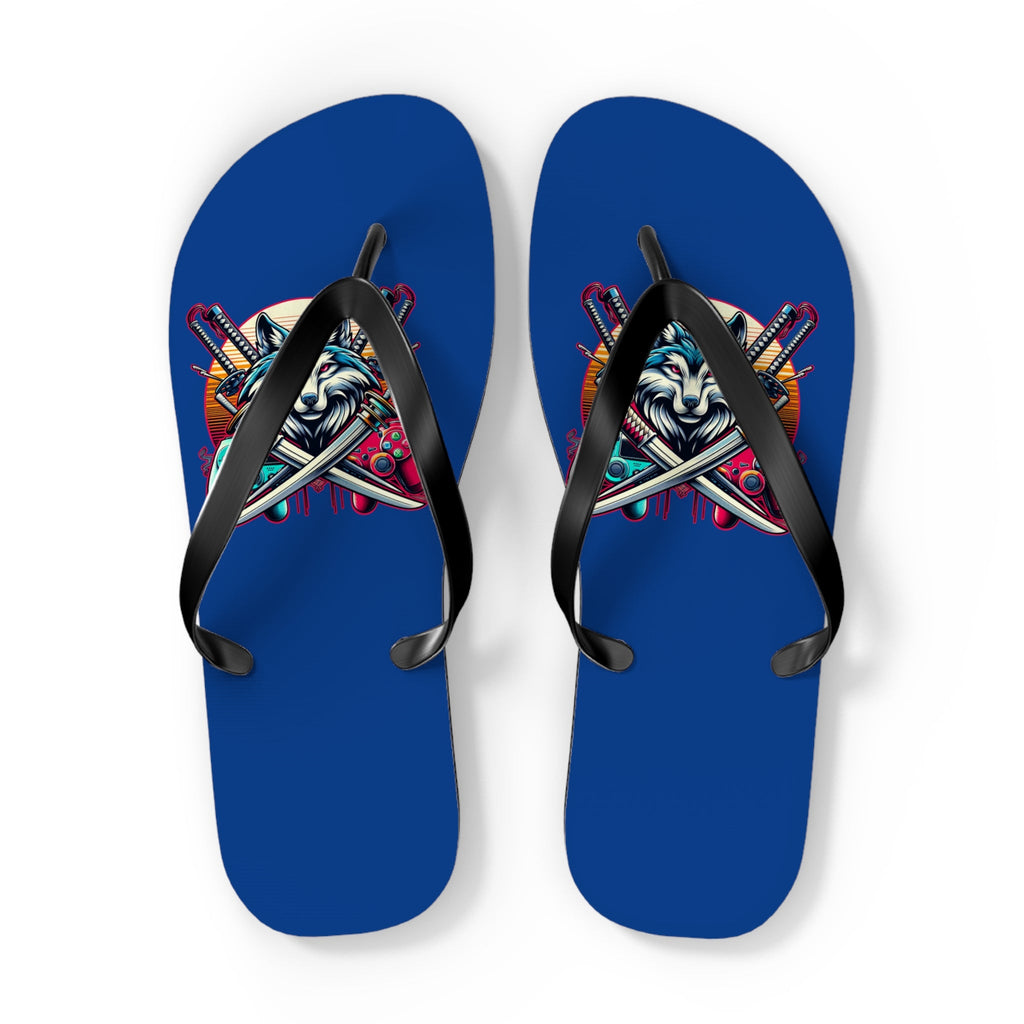 XP Wolf Gamer Flip Flops