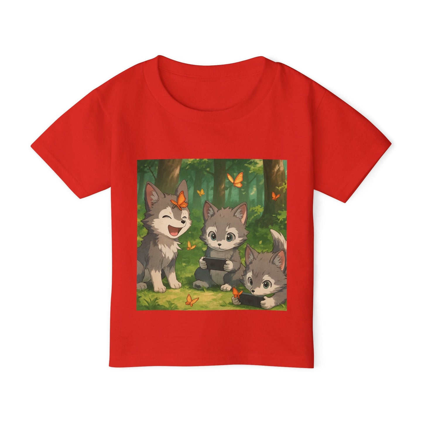 Little Xp wolf Gamer's toddler t-shirt