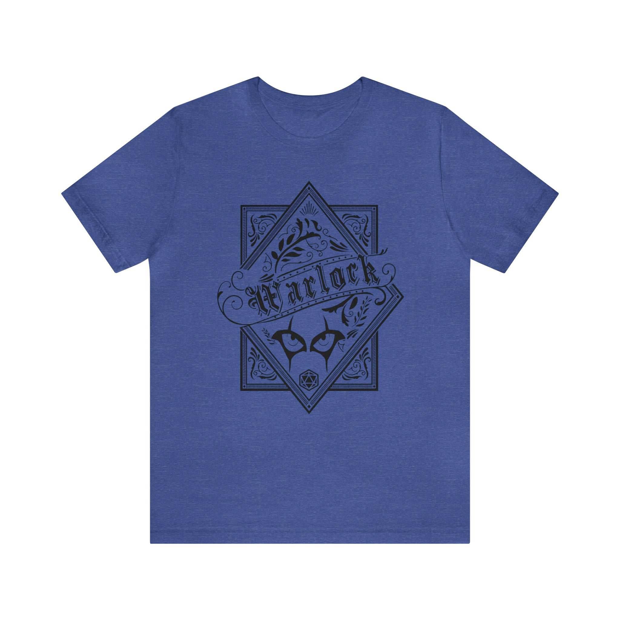 Warlock Class Shirt - Heather True Royal / S