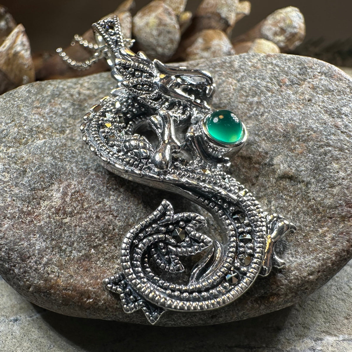Keith Jack Celtic Dragon Necklace