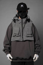 HiH34 Grey Tech Guard Hoodie - Grey / M