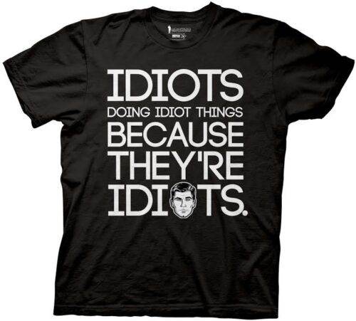 Archer Idiots Doing Idiot Things Exclusive Adult T-Shirt - S