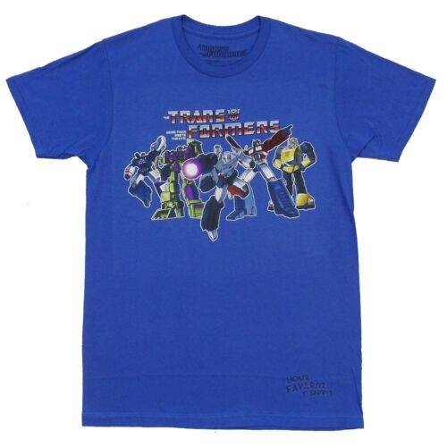 Transformers Classic Lineup Optimus Megatron Adult T-Shirt - S