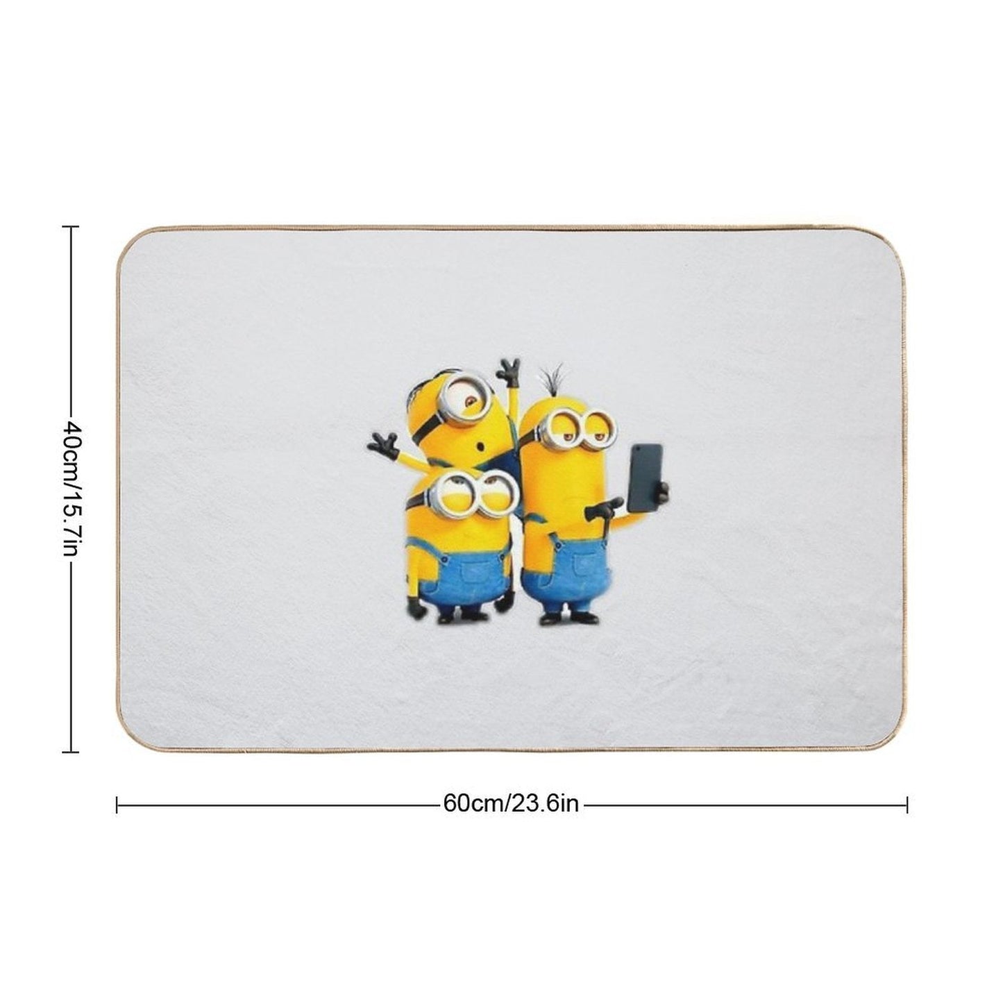 Minion  Repositionable Bath Mat