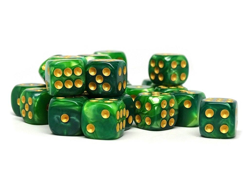 12mm D6 Dice - Celtic Swirl - 25 Count Bag