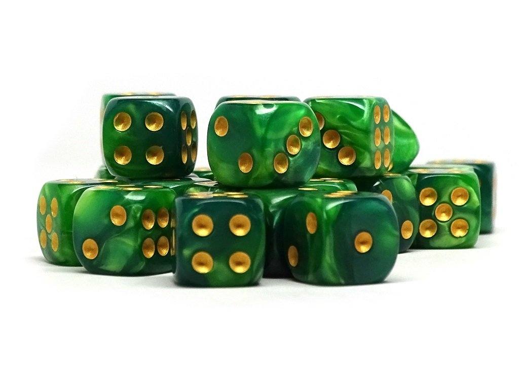 12mm D6 Dice - Celtic Swirl - 25 Count Bag