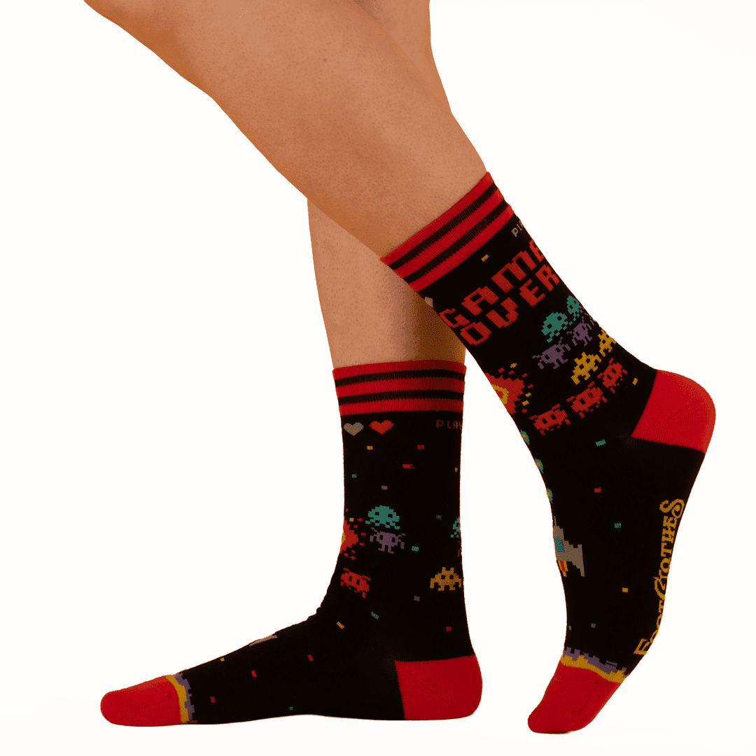 Pixelated Crew Sock Pack | 2 Designs - 