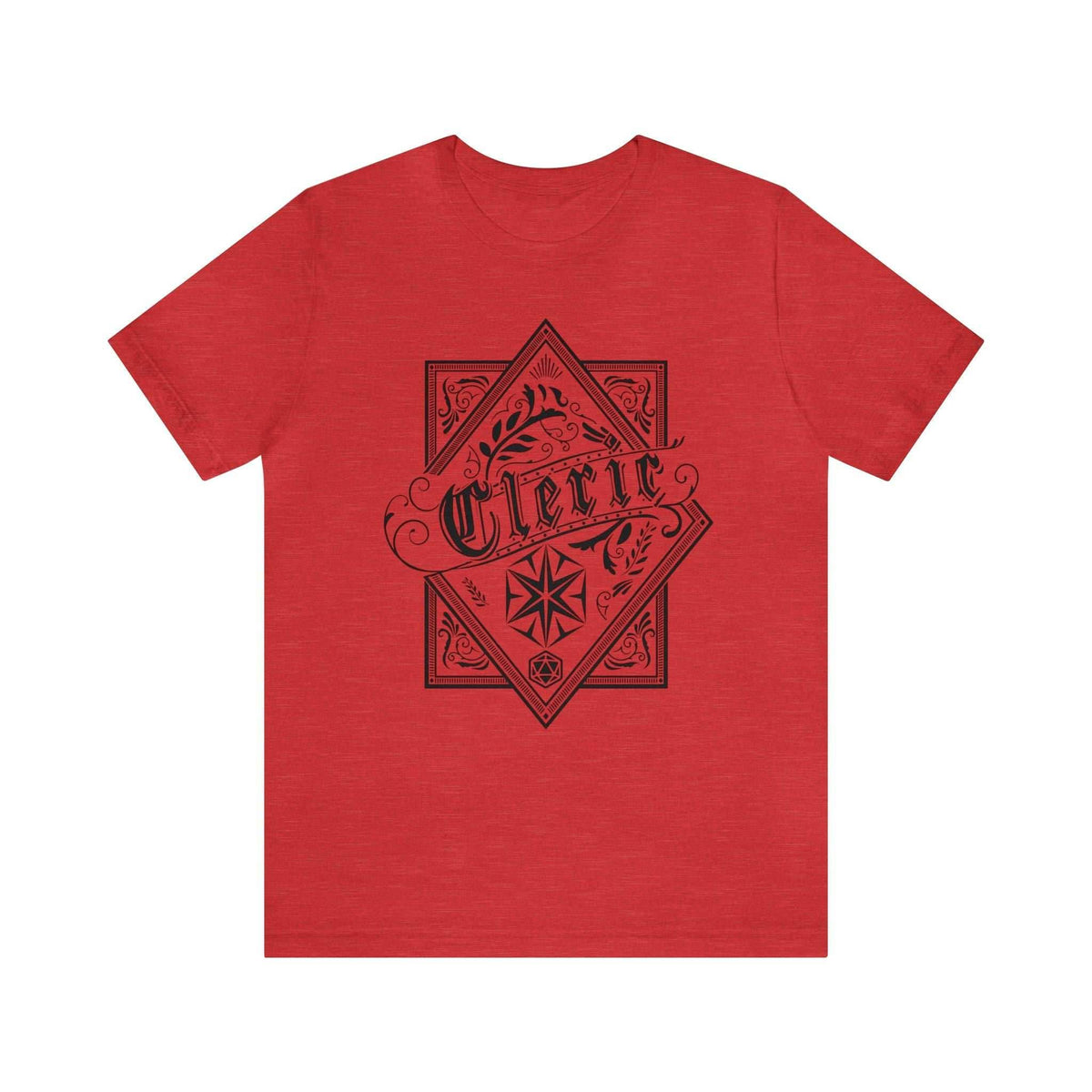 Cleric Class Shirt - Heather Red / S