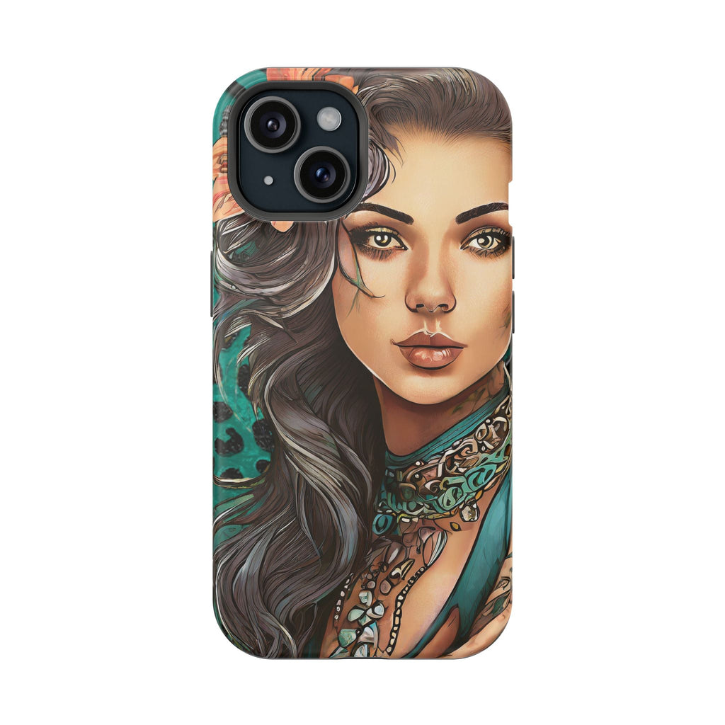 Vibrant Beauty Magnetic Tough Phone Case