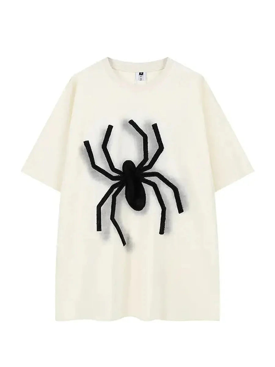 'Mega Spider' Punk Oversized Unisex Spider T-Shirts