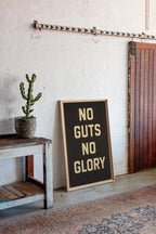 No Guts No Glory Vintage Poster