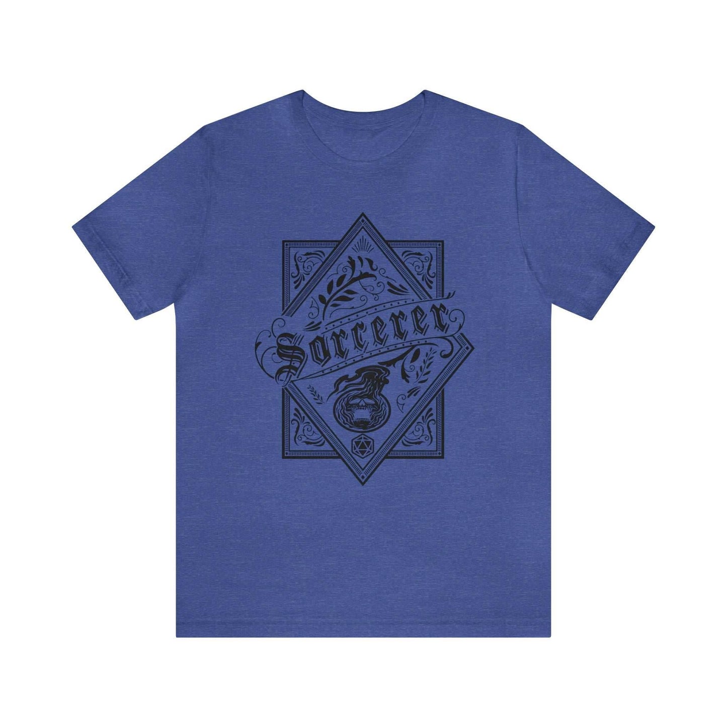 Sorcerer Class Shirt - Heather True Royal / S
