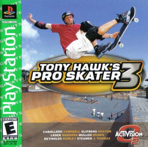 Tony Hawk's Pro Skater 3 Greatest Hits (Playstation) - Game Manual Only