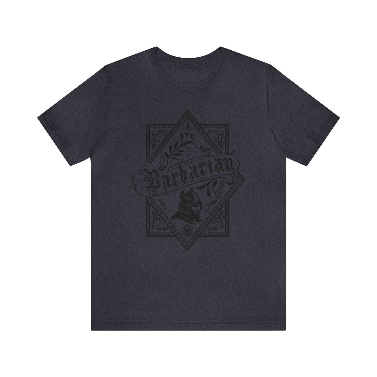 Barbarian Class Shirt - Heather Navy / S