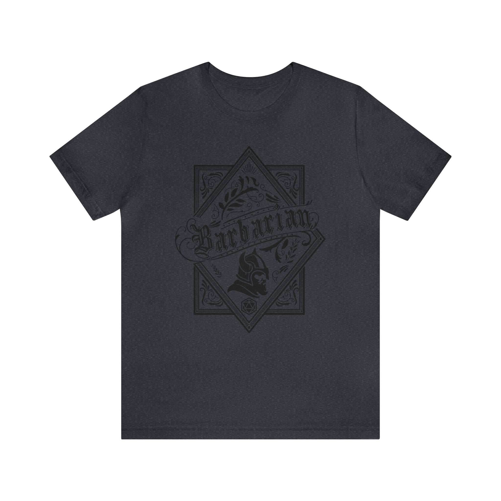 Barbarian Class Shirt - Heather Navy / S