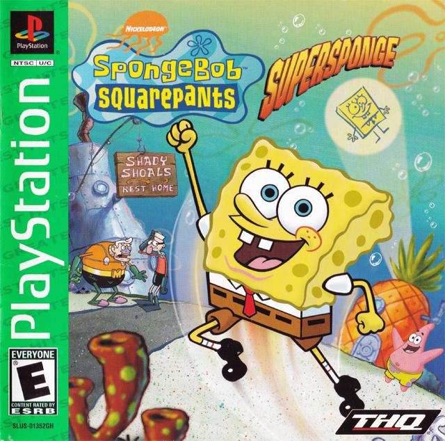 SpongeBob SquarePants Super Sponge (Greatest Hits) (Playstation) - Complete - Good