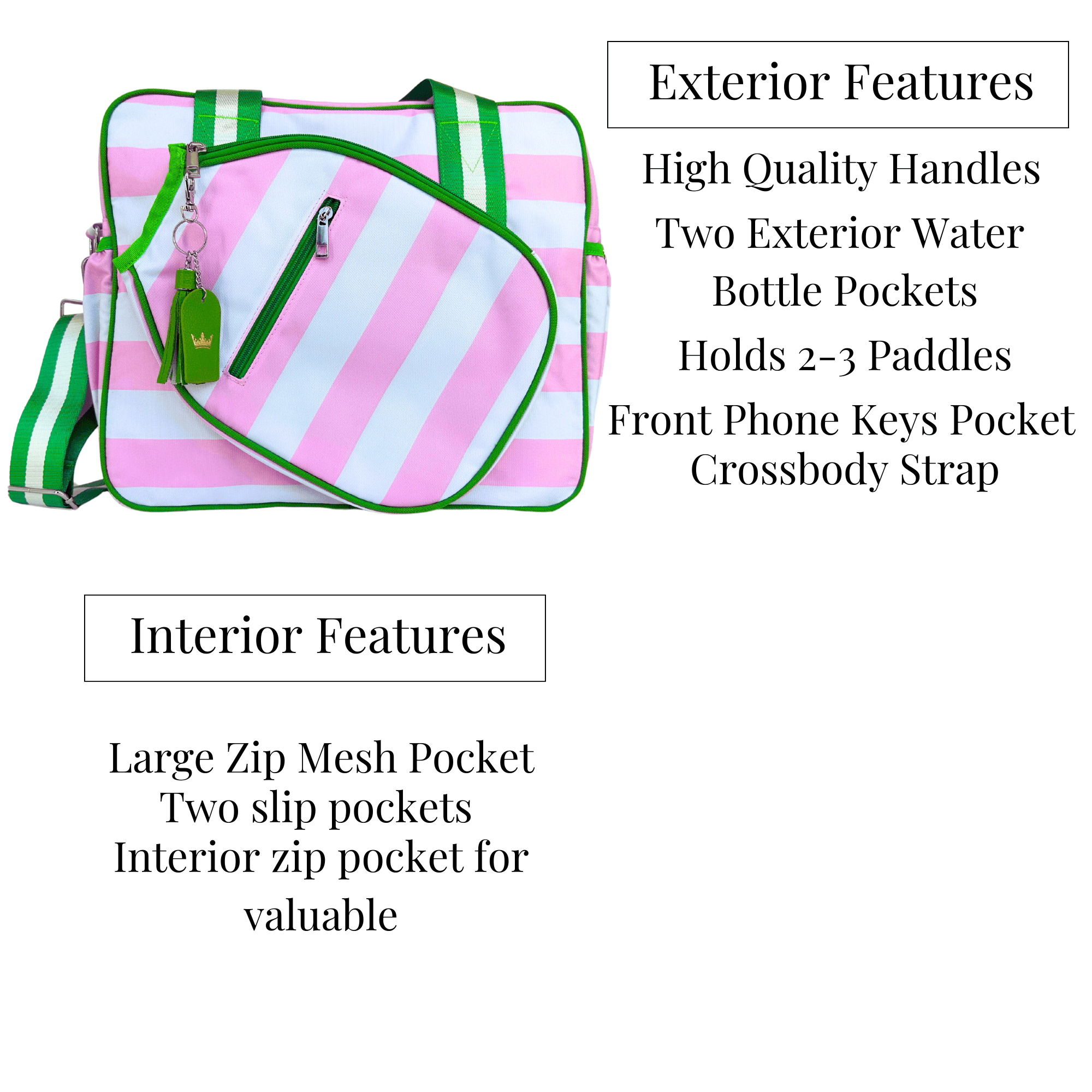 Prepster Pickleball Bag - Bel Air