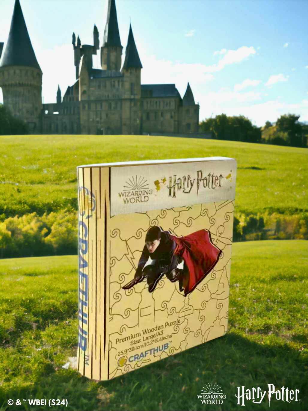 Harry Potter Gryffindor Seeker Wooden Jigsaw Puzzle - A4 + Wooden Gift Box