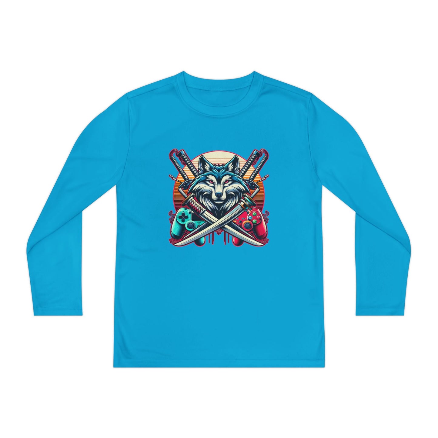 Xp wolf gamer long sleeve shirt