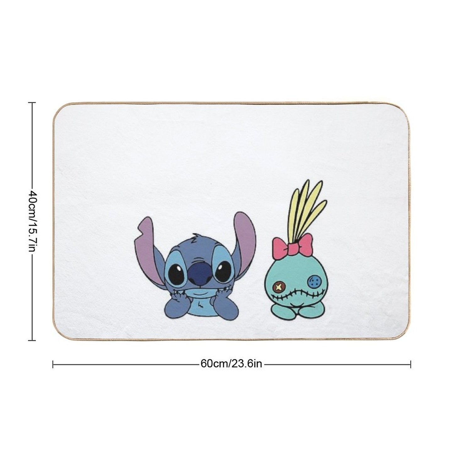 Stitch And Scrump  Dirt-Trapping Bath Mat