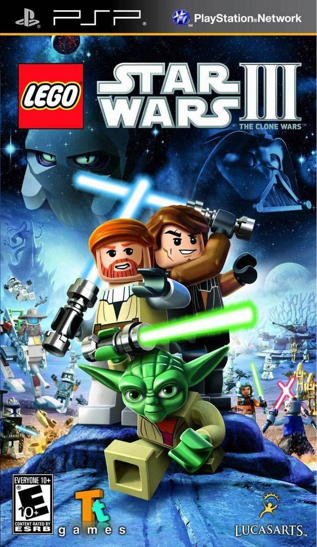 LEGO Star Wars III: The Clone Wars (PSP) - Game Manual Only