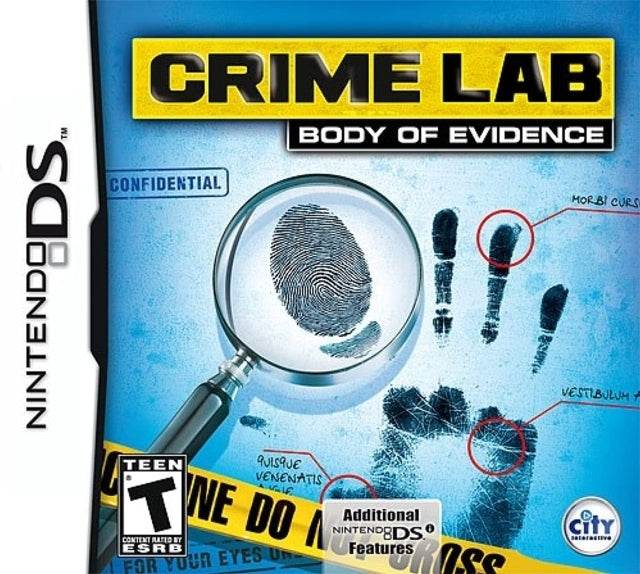 Crime Lab: Body of Evidence (Nintendo DS) - Game Manual Only
