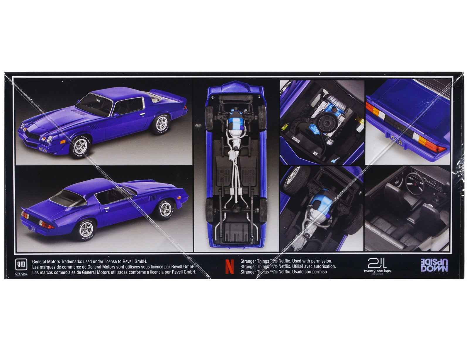 Level 4 Model Kit Billy Hargrove's 1979 Chevrolet Camaro Z/28 "Stranger Things" (2016-Current) TV Series 1/24 Scale Model by Revell