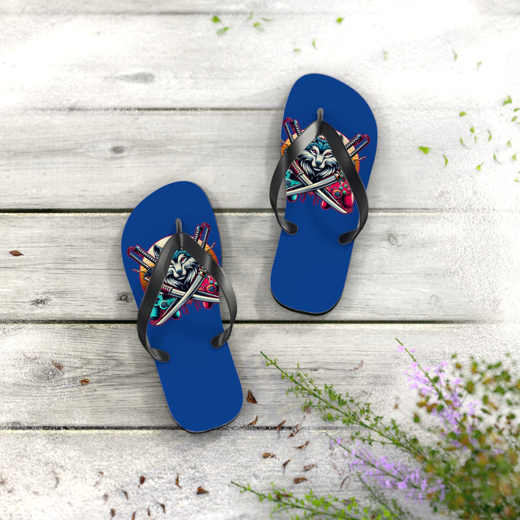 XP Wolf Gamer Flip Flops