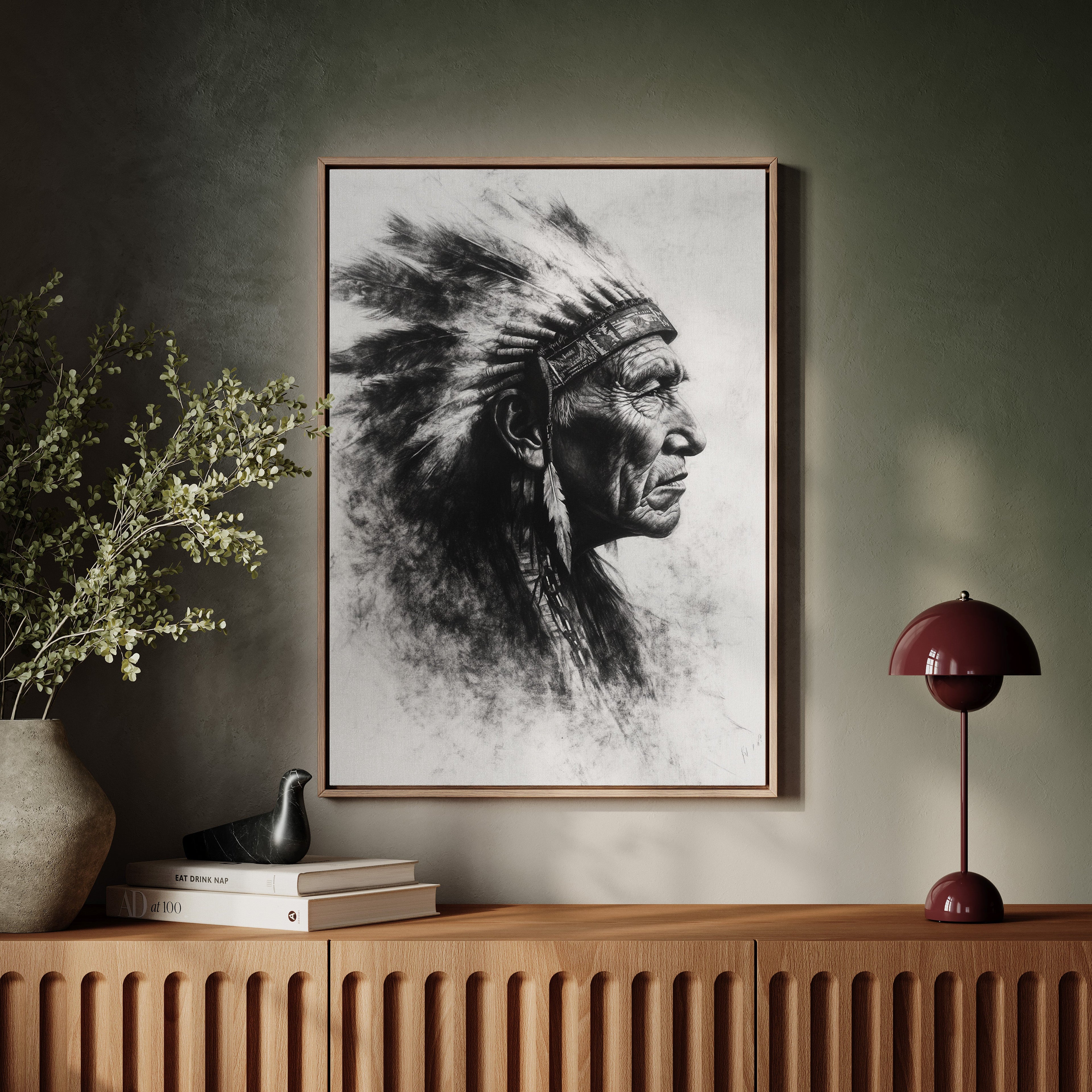 Elder Spirit in Charcoal