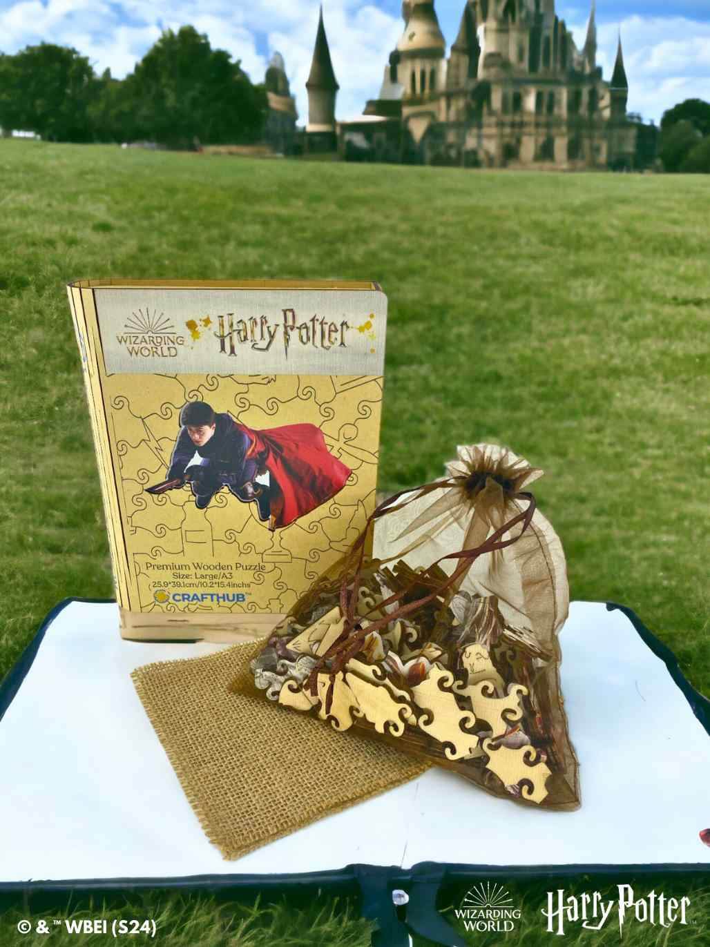 Harry Potter Gryffindor Seeker Wooden Jigsaw Puzzle - A4 + Wooden Gift Box