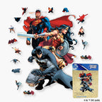 Justice League United Wooden Jigsaw Puzzle - A4 + Wooden Gift Box