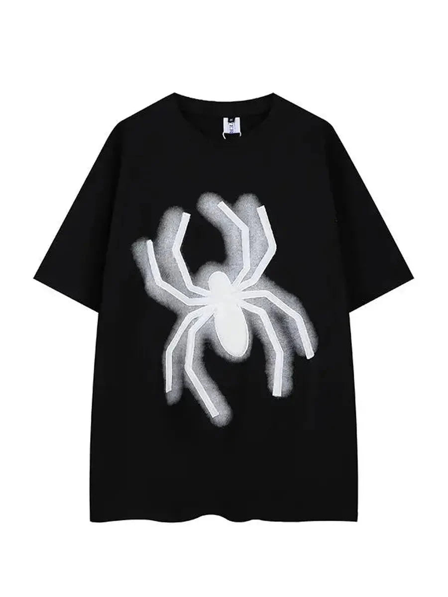 'Mega Spider' Punk Oversized Unisex Spider T-Shirts