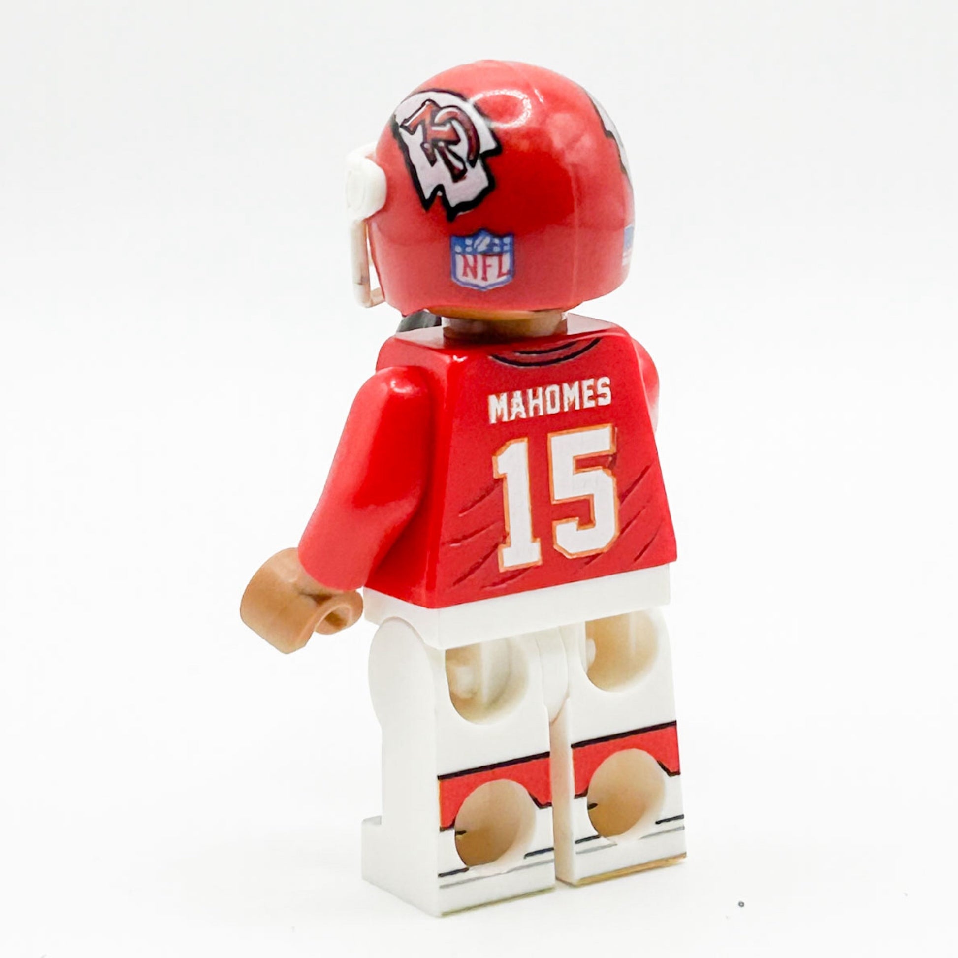 #15 Chiefs Football Player Minifig made using LEGO parts - B3 Customs