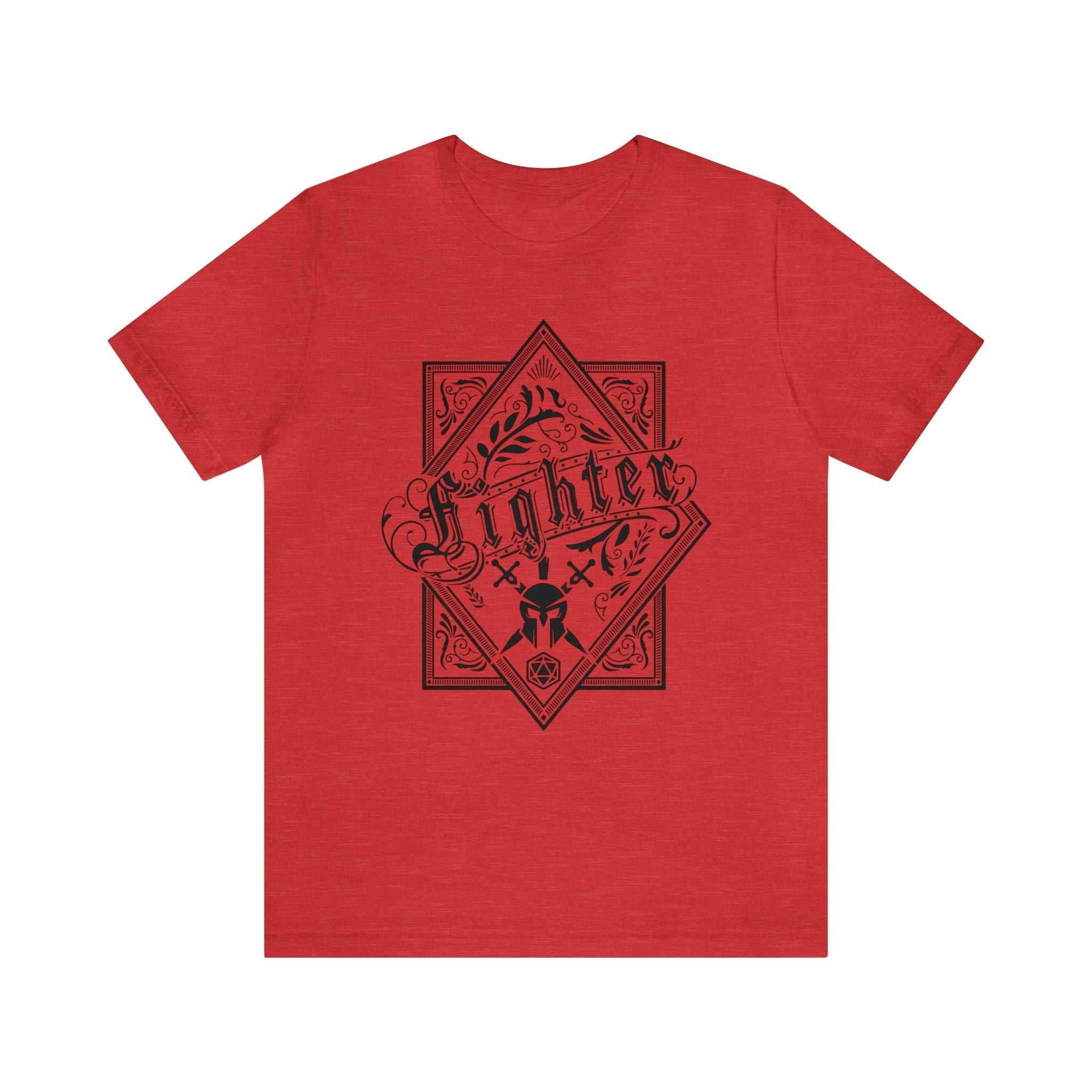 Fighter Class Shirt - Heather Red / S
