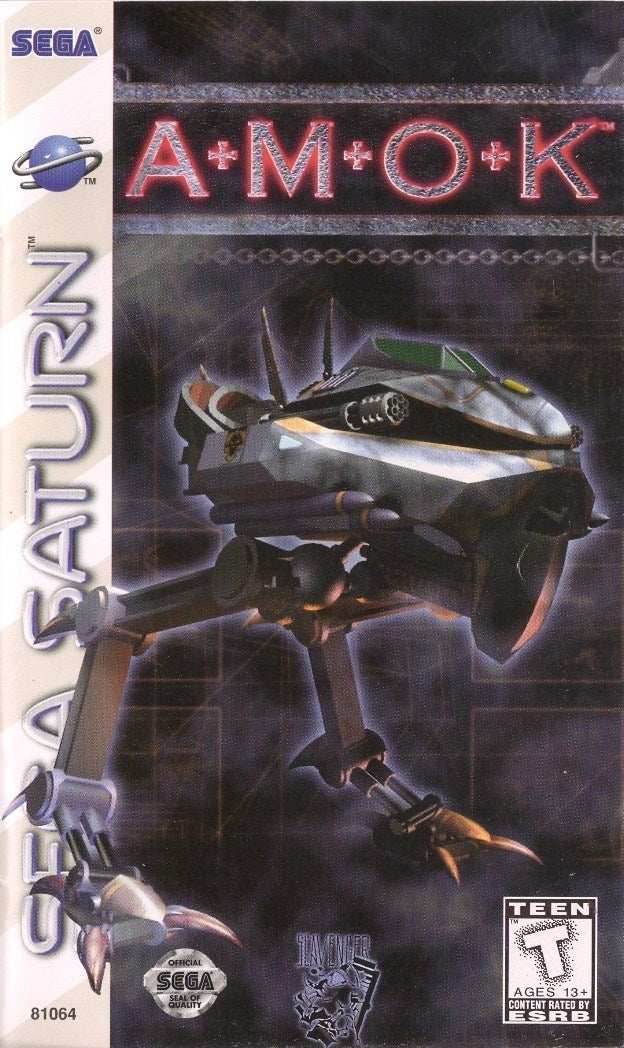 Amok (Sega Saturn) - Game Manual Only